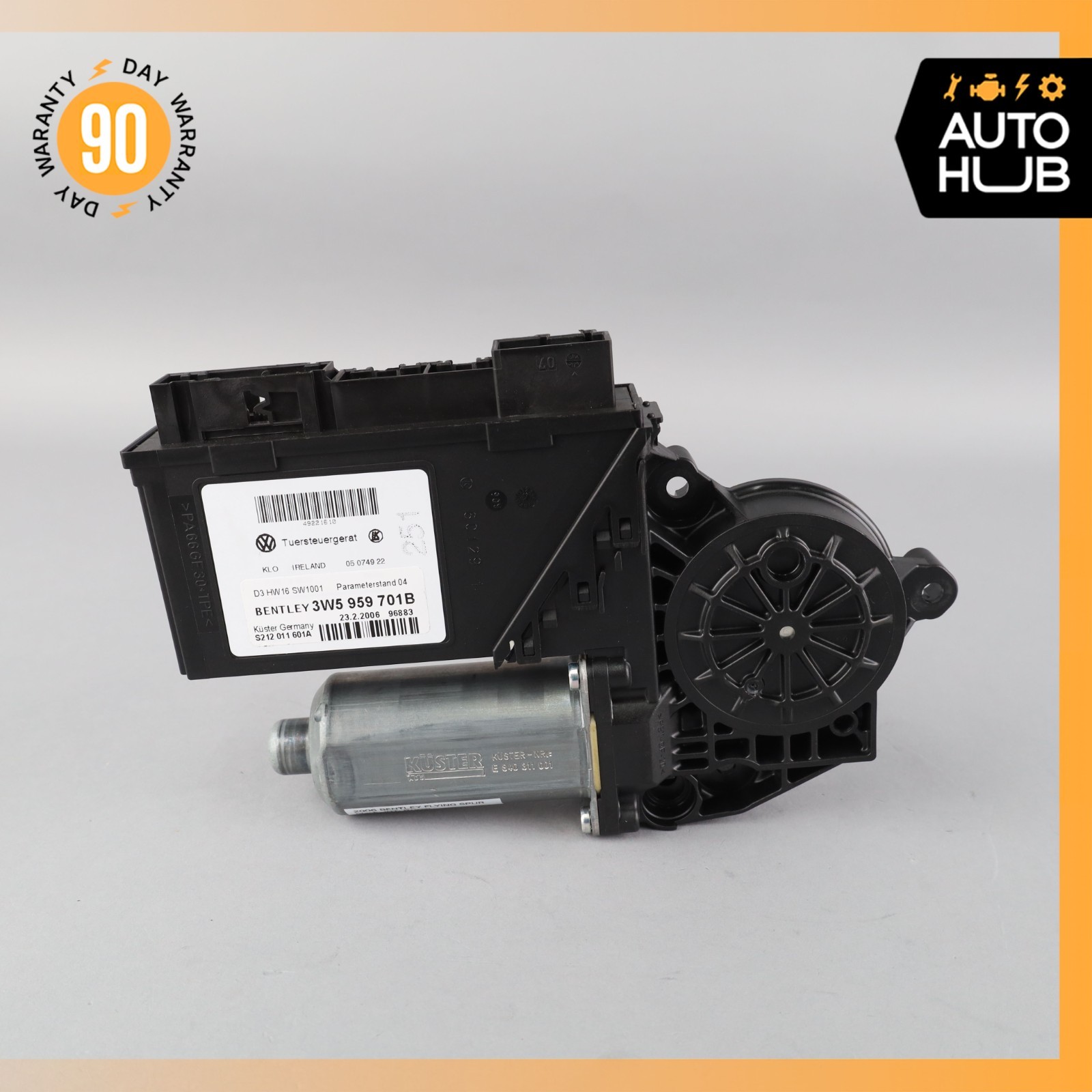 Bentley Continental Flying Spur Front Left Door Window Regulator Motor OEM 39k