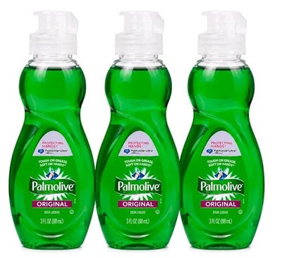 3 PACK Palmolive Original Dish Liquid 3FL OZ (88mL) 
