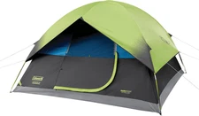 Coleman Sundome Dark Room 4/6 Person Tent, Blocks 90% of Sunlight to Keep inside