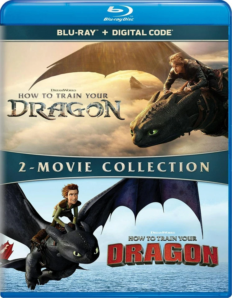 How to Train Your Dragon 2-Movie Collection - Blu-ray + Digital Blu-ray NEW Foto 2 de 4