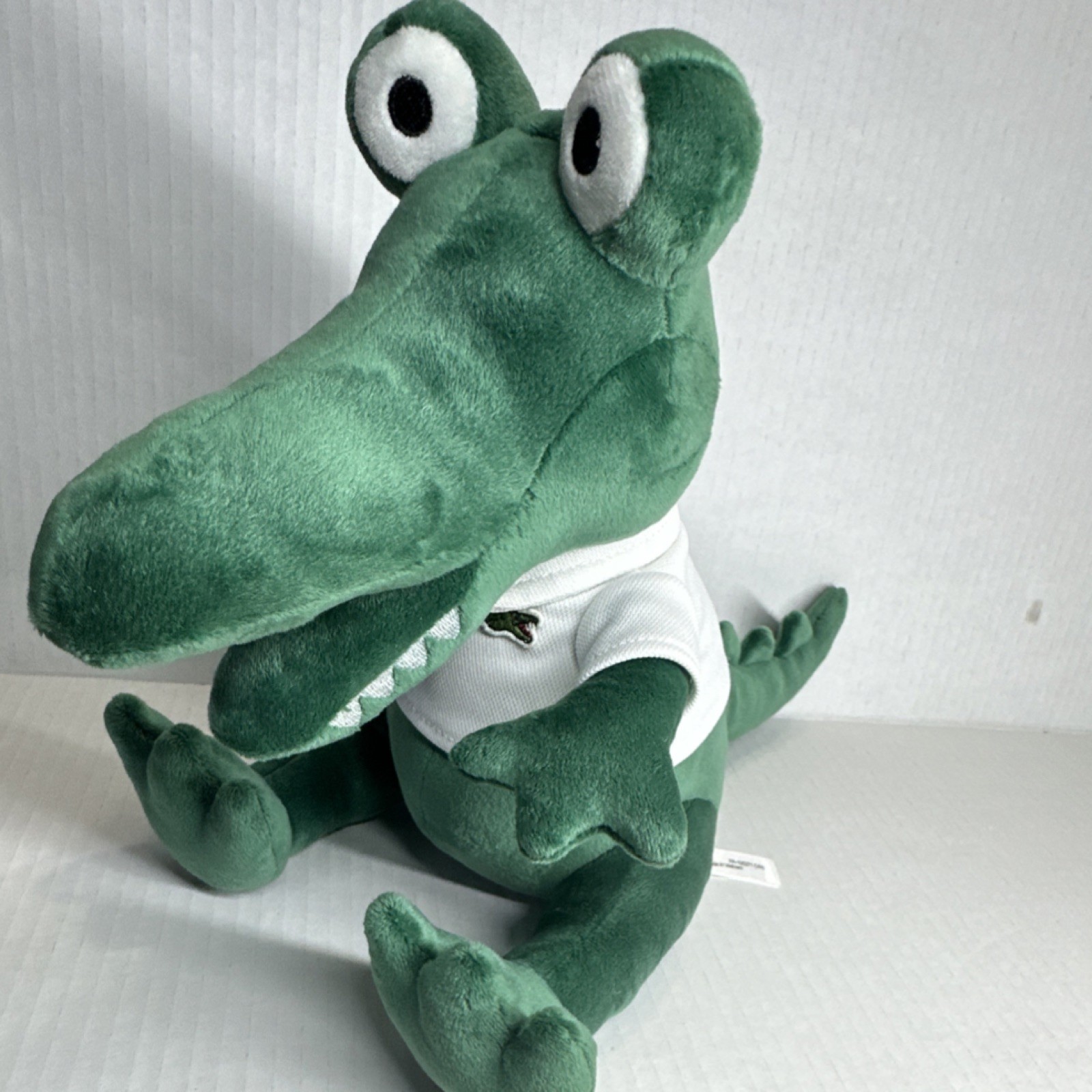 Lacoste Alligator Plush Doll Medium Green White Washable 2023 thumbnail 4