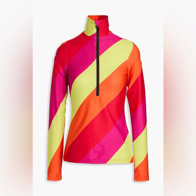 Women s Goldbergh Ski Pully BASE LAYER Top half zip pink red orange yellow XS