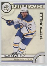 2023-24 SP Authentic Spectrum FX Future Watch Matthew Savoie Matt #S-83 15ok