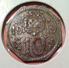 Germany Notgeld 10 Pfennig coin1919.