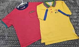 Vintage Gymboree Rainbow Tags Boy's Short Sleeve Shirts Size Large *Please Read
