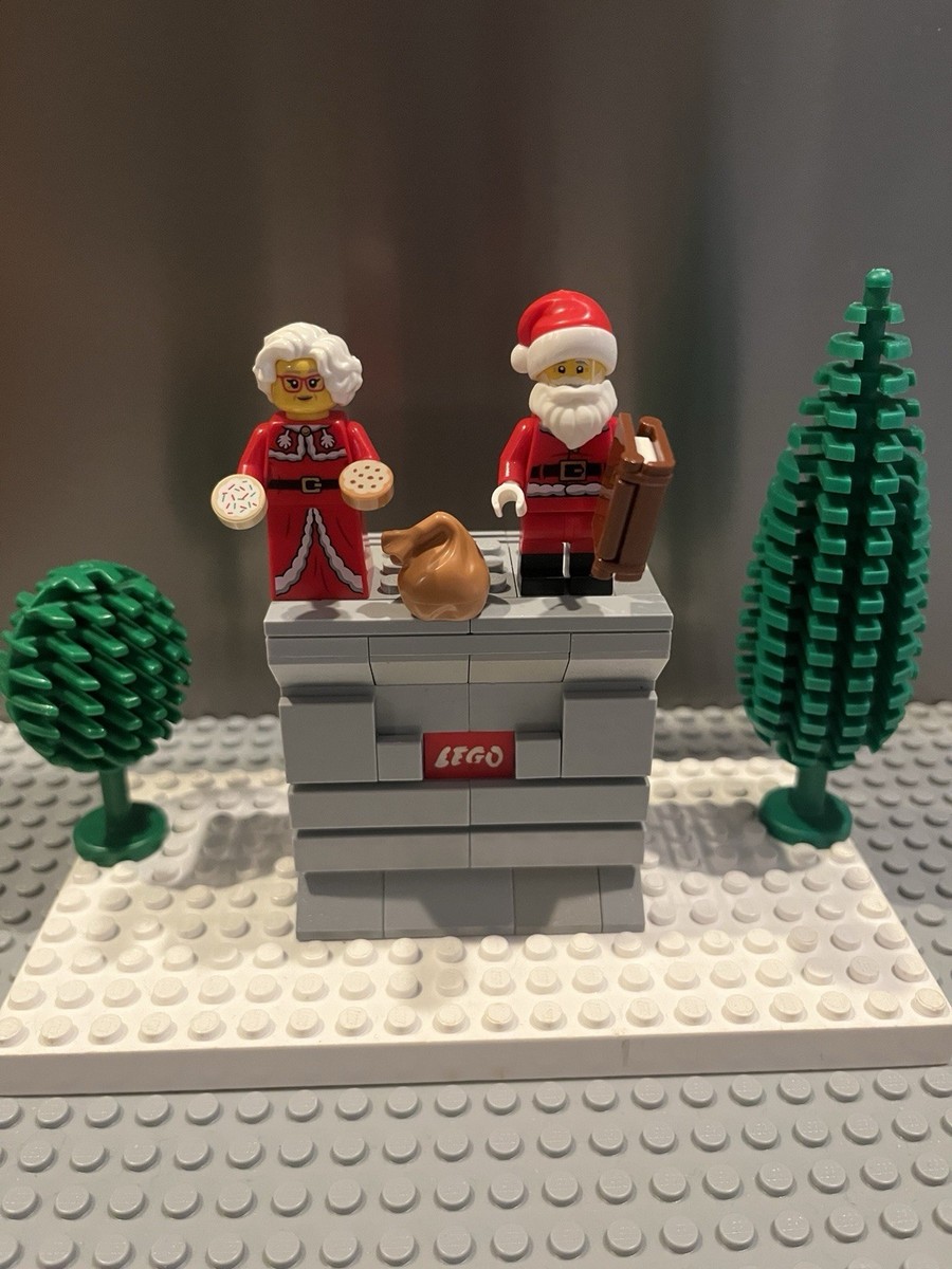 サンタクロース LEGO Minifigures Santa Hol362 & Mrs Claus Hol361 From Set 60436 w
