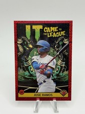 2022 Bowman Chrome It Came to the League Jose Ramos Red Mojo #’d /5 Mets