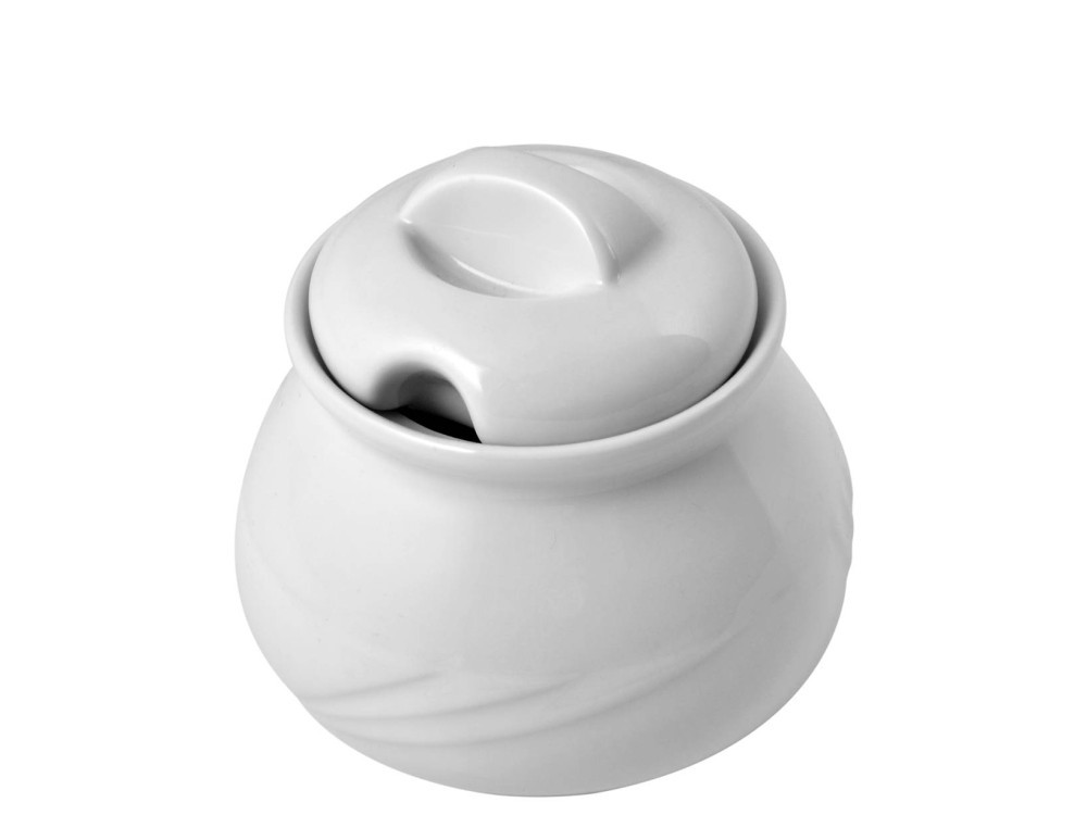 Arcadia White Porcelain Sugar Bowl 0.20 Liters Home