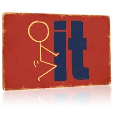 Rousen Man Cave Decor Funny Garage Signs Bar Signs for Home Bar Vintage Tin S...