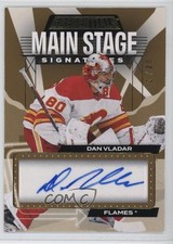 2023-24 Upper Deck Credentials Main Stage Signatures Gold 10/25 Dan Vladar Auto
