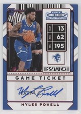 2020 Contenders Draft Picks Sticker Game Ticket Red Myles Powell #112 Auto 0lm0