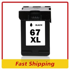 1 Black 67XL Ink Cartridges For HP Ink 67 DeskJet 2700 4100 2752 2734 4155 4152