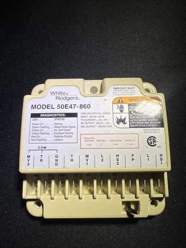 Replacement Hot Surface Ignition Control 50E47-860 White-Rodgers