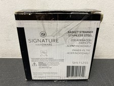 Signature Hardware 446627 Basket Strainer for Sinks - Stainless Steel