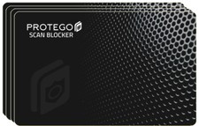 4 x RFID and NFC scan Blocking Card. Secure Your Privacy With Protego Card.