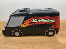 Vintage Micro Machines Van Playset / Black / Rare Colour Collectable