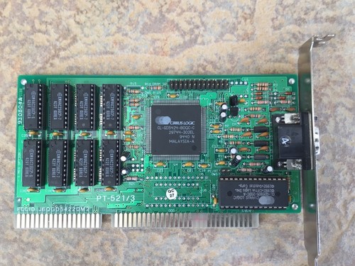 PT 524/8S cirrus logic vesa local bus vlb video card logic CL GD5424 80QC A