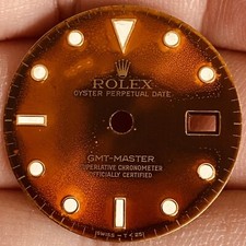 Trit quadrante tropicale Rolex Volcano per modello Gmt-Master ref 16753 e 16758