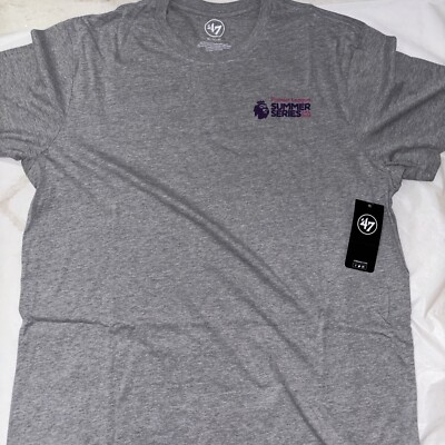 NEW NWT Premier League Summer Series USA 2023 47 Brand gray T shirt XL G 
