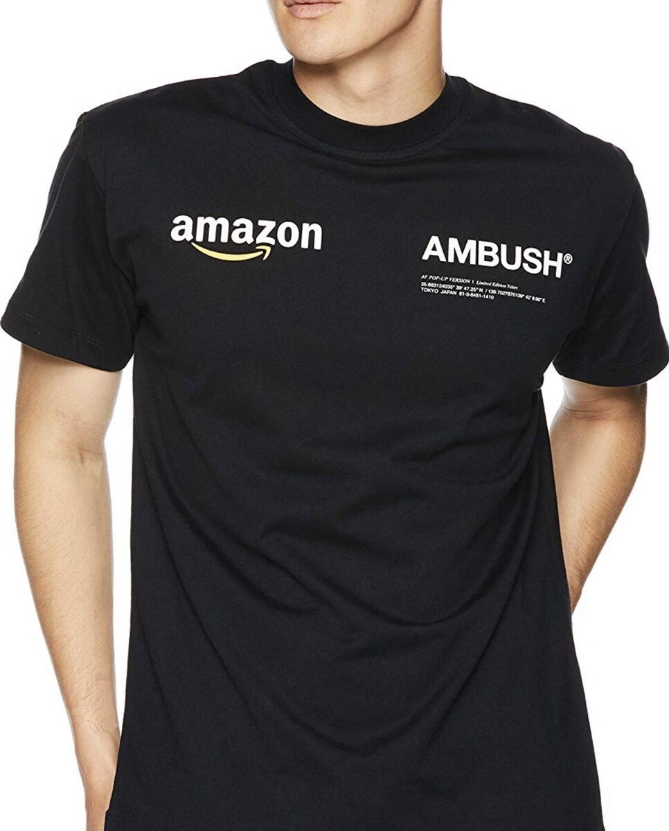 AMBUSH X AMAZON COLLAB AW18 Black T Shirt 3L LARGE JAPAN | eBay AMBUSH X AMAZON COLLAB AW18 Black T Shirt 3L LARGE JAPAN | eBay