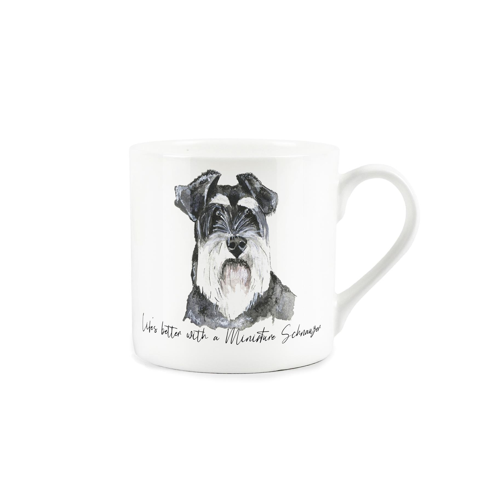 Miniature Schnauzer Mug - Bone China Tea/Coffee Cup Gift for Dog Lovers