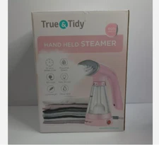  True & Tidy Pink Plastic Handheld Garment Steamer Water Tank 8' Power Cord 