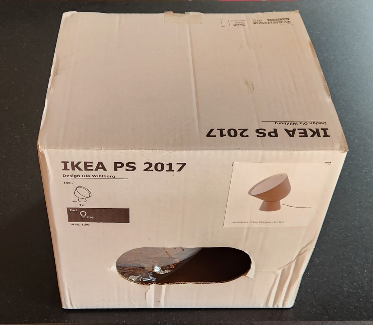 IKEA Gray PS 2017 Table Lamp Modernist Spot Light Ola