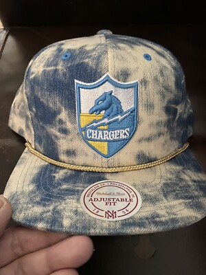 San Diego Chargers Custom Croc Strap Strapback Mitchell Ness