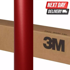 3M 2080 SP273 SATIN VAMPIRE RED VINYL WRAP BEST QUALITY / NEXT DAY DELIVERY