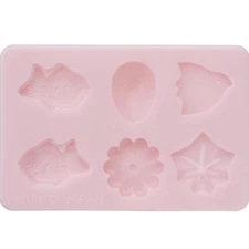 Padico Clay Casting Soft Mold Sweet Dessert Japan Taiyaki Fish Rabbit Flower
