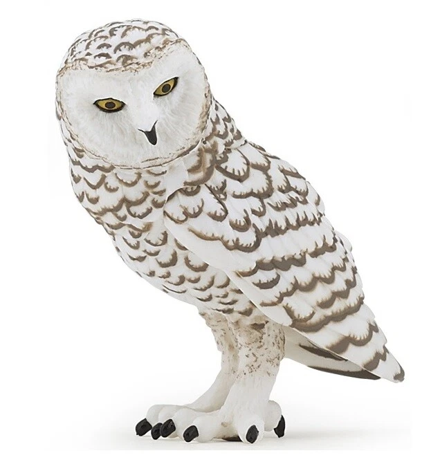 Papo 50167 Schnee-Eule 7 cm Wildtiere