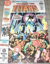 The New Teen Titans Night Force Issue 21 July 1982 Night Force DC Comics