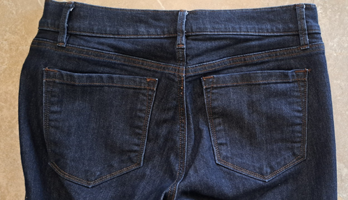 Ann Taylor LOFT Jeans Womens 2/26 Skinny Dark Wash Classic 5 Pockets Jeans - Picture 5 of 6