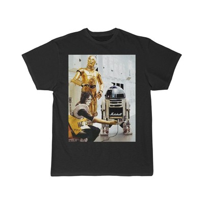 Ace Frehley And Star Wars Droids R2d2 Marshall Amp Men S Short Sleeve Tee Ebay