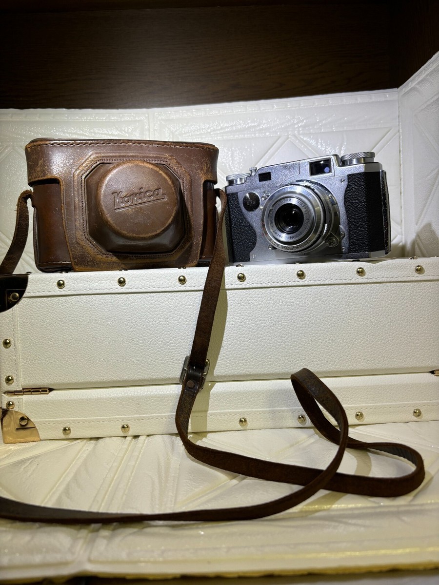 Near MINT》Konica IIB-m II B-m Rangefinder Film Camera 45mm