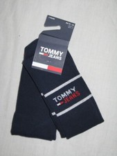 BNWT TOMMY HILFIGER Tommy Jeans Cushioned Sports Socks Navy Blue 9-11    2 Pairs