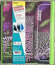 Trapper Keeper Binder Retro Style Portfolio Folder Mead 12 3/16" x 11 1/4"- NWT