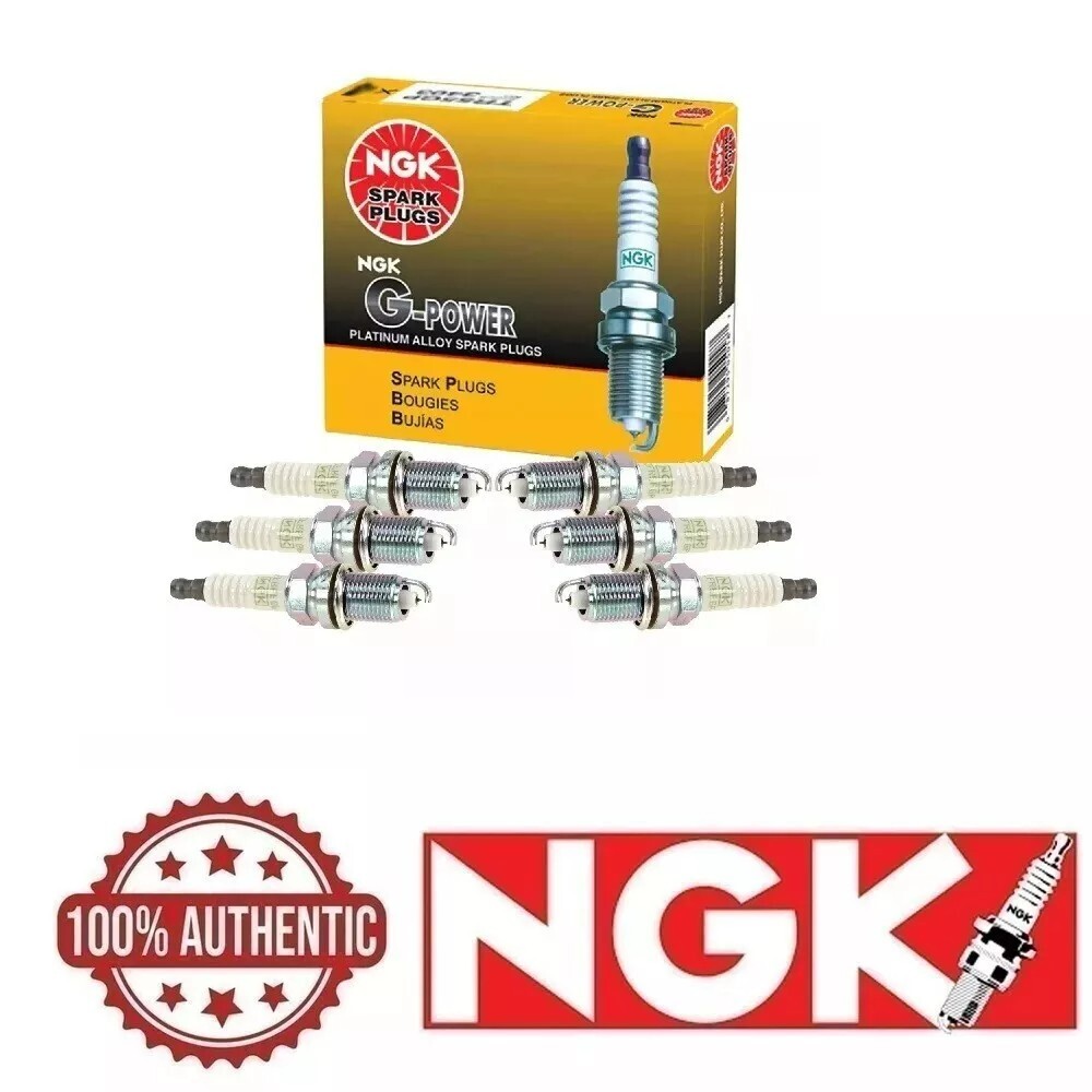 NGK PLATINUM Spark Plugs Set of 6 2003-2006 for Nissan 350Z 3.5L V6