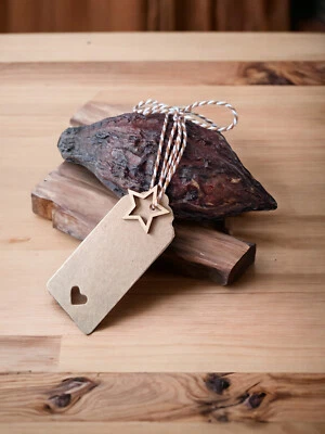 CLEANPRINCE 1 x Kakao Deko Echte Kakaoschote Kakaofrucht Cacao braun Kakaobohne 13-16 cm M