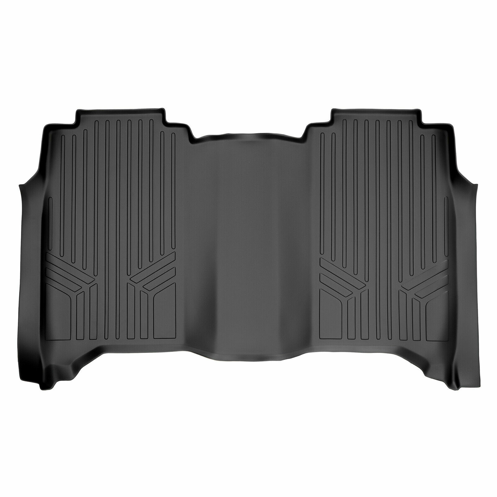 SMARTLINER Floor Mats 2nd Row for 17-21 Titan/16-21 Titan XD Crew Cab Bench Seat