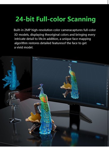Creality 3D Scanner CR-Scan Ferret Pro for 3D Printing, Up to 60FPS Speed 0.1 mm - Afbeelding 2 van 12