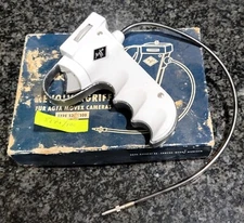 Vintage AGFA REVOLVERGRIFF shutter release for movie camera German 5234/100.