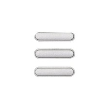 Cosmetic Button Set 3 Parts for Apple iPad Mini 4 Silver Replacement Replace