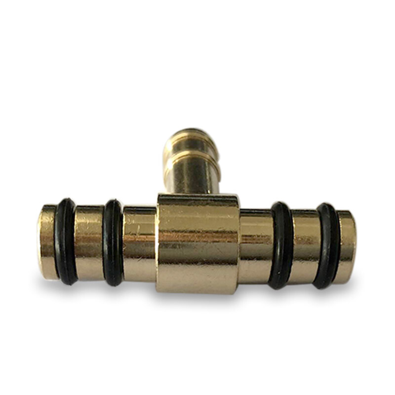 37mm Brass T Piece Hose Pipe Repair Kit Carb Fuel Diesel Joiner