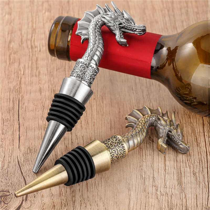 Dragon Head Wine Stopper Beer Bottle Stoppers for Wine  display picture 3