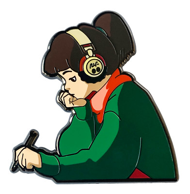 Lofi Girl Lapel Pin - Chill/Relax Lo-fi Beats (Chillhop) - IN STOCK