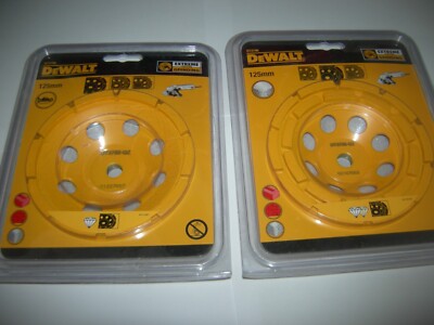 Dewalt ELU 125mm 5'' Diamant Tasse Doppelpack DCG412 DC410 DC415 DW831 D28065
