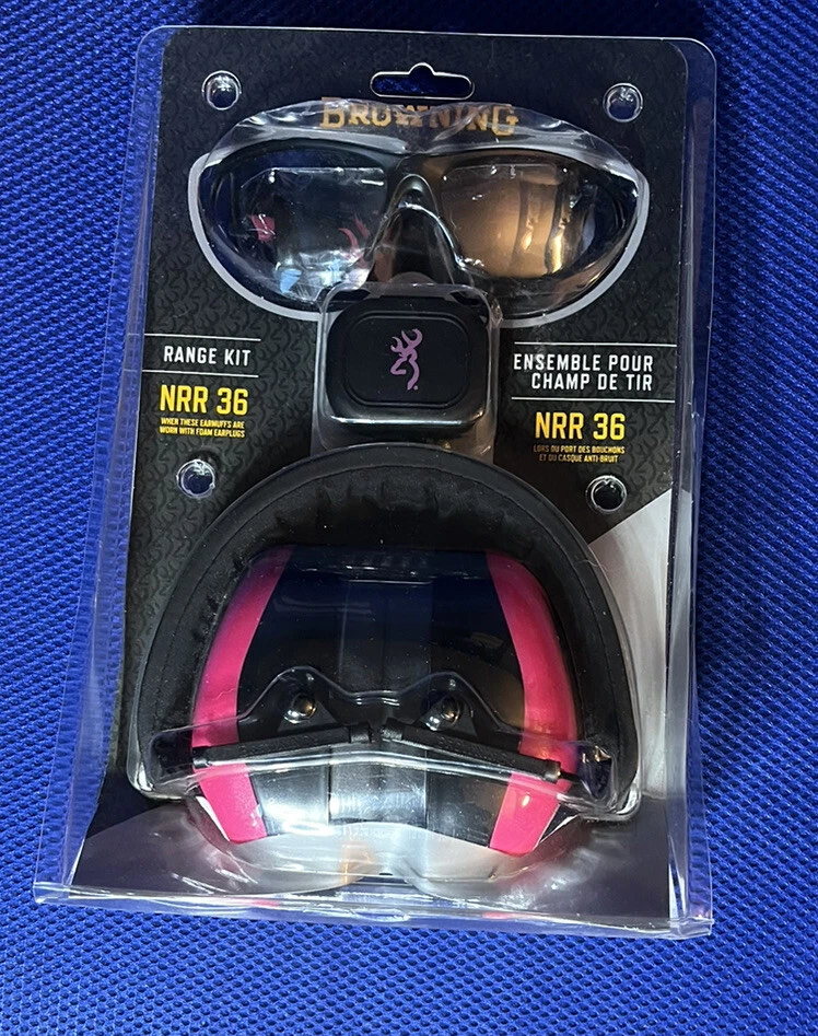 Kit de gama Browning Hear Pro para ella 1 lb 3,2 oz rosa 126373 Foto 3 de 4