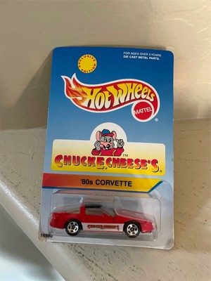 Vintage 1996 Hot Wheels Chuck E Cheese's 80's Corvette Exclusive Edition  MT61