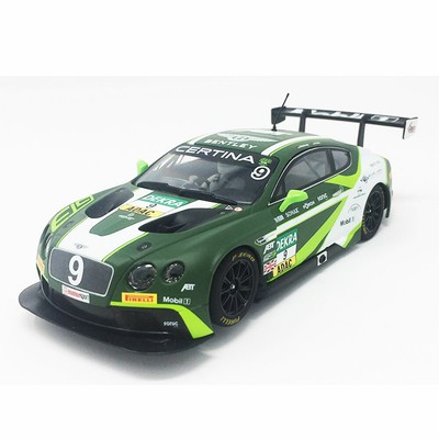 SCALEXTRIC Slot Car Bentley Continental GT3 Green Car No.9 | eBay